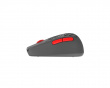 HSK Pro 4K Wireless Mouse Fingertip - Gray/Red