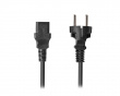 Power Cord CEE 7/7 to C13 - Black - 1.8m
