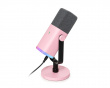 AMPLIGAME AM8 RGB USB/XLR Microphone - Dynamic Mic - Pink