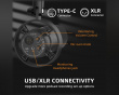 T688 Microphone Bundle - K688 USB/XLR Microphone - Dynamic Mic - Black