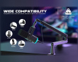 Low-Profile Boom Arm Stand - Black