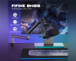 Low-Profile Boom Arm Stand - Black