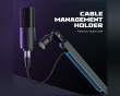 Low-Profile Boom Arm Stand - Black
