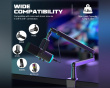 Low-Profile Boom Arm Stand - Black