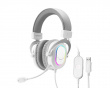 H6 USB 7.1 Gaming Headset RGB - White