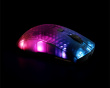 DM320 Wireless Semi-Transparent RGB Gaming Mouse - Black