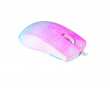 WM87 Semi-Transparent RGB Gaming Mouse - White