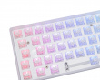 SNOWSTONE Base 65 Hotswap Gaming Keyboard - ISO German [White Flame]