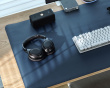 PVC Leather - 1200x600mm Mousepad / Desk Pad - Blue