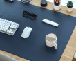 PVC Leather 1200x600mm Desk Pad - Blue