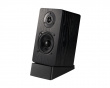 Tilted Desktop Speaker Stand Pair - Medium - Black