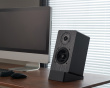 Tilted Desktop Speaker Stand Pair - Small - Black