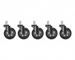 Wheels for Chair 3″ Universal - Black