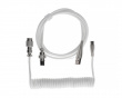 Coiled Cable USB-C - White