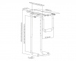 Heavy-Duty Under Desk PC Mount with Sliding Track