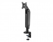 Single Monitor Arm with Clamp-On - Black