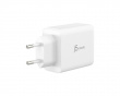 Wall Charger GaN, 65 W, 2x USB-C, 1x USB-A, 3-Port Charger