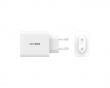 Wall Charger GaN, 65 W, 2x USB-C, 1x USB-A, 3-Port Charger