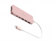 USB-C Multi-Port Hub with 60W Power Delivery - Pink