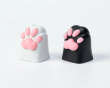 Kitty Paw Silicone Aluminum Alloy Artisan Keycap - Black Kitty Paw Silicone Aluminum Alloy Artisan Keycap - Black