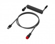 USB-C Coiled Cable - Gray / Black