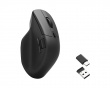 M6 Ergonomic Wireless Mouse - Black