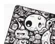 Rizz - Gaming Mousepad - M - Mid - Doodles - NachoCustomz Edition