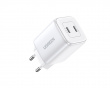 Nexode Mini 45W Dual USB-C PD Wall Charger - White