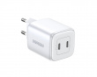 Nexode Mini 45W Dual USB-C PD Wall Charger - White