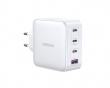 Nexode 100W USB-C PD GaN - 4-Port Wall Charger - White