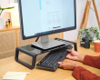 Monta Glass Monitor Stand - Black