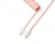 Custom Coiled Aviator Cable USB-C - Light Pink