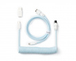 Custom Coiled Aviator Cable USB-C - Light Blue