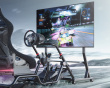 TV Stand on Wheels - Screens 45”-90” - Black