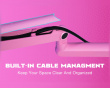 Low-Profile Boom Arm Stand - Pink