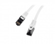 CAT 8.1 Ethernet cable S/FTP LSZH - White - 0,25m