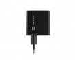 Ribera GaN USB Wall Charger USB-A & USB-C - 45W - Black