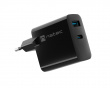 Ribera GaN USB Wall Charger USB-A & USB-C - 65W - Black