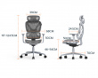 SpineX Pro Ergonomic Office Chair - Grey