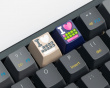 Love Zinc Alloy OEM Artisan Keycap - Dark Purple