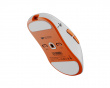 Cloud Wireless Gaming Mouse - White/Orange