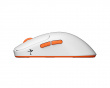 Cloud Wireless Gaming Mouse - White/Orange