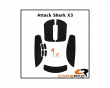 Soft Grips for Attack Shark X3 - Black