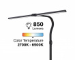 Desk lamp LED with Dimmer - Black
