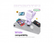 Nexode Robot Charger 3 ports - 65W - Purple