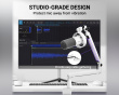 K688 USB/XLR Microphone - Dynamic Mic - White