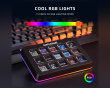 AMPLIGAME D6 Stream Controller - Streaming Deck for Streaming & Podcast - Black