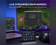 AMPLIGAME D6 Stream Controller - Streaming Deck for Streaming & Podcast - Black
