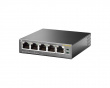 SG1005P Metal Switch 5-Ports Unmanaged (4-PoE), 10/100/1000Mbps