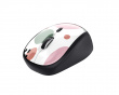 Yvi Wireless Mouse - Pink Circles